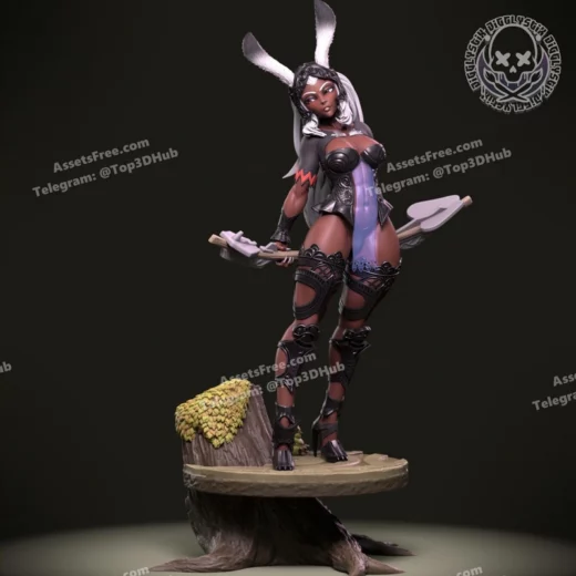 Jigglystix fantasy bunny archer fran nsfw+futa (1)