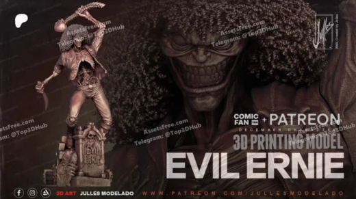 Jullesmodelado evil ernie print ok