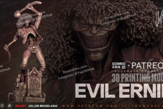 Jullesmodelado evil ernie print ok