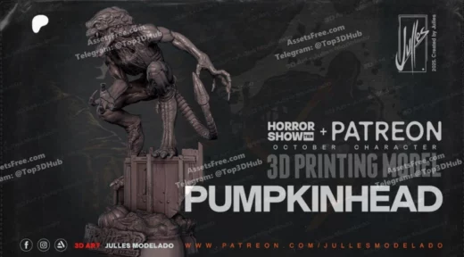 Julles modelado pumpkinhead print ok