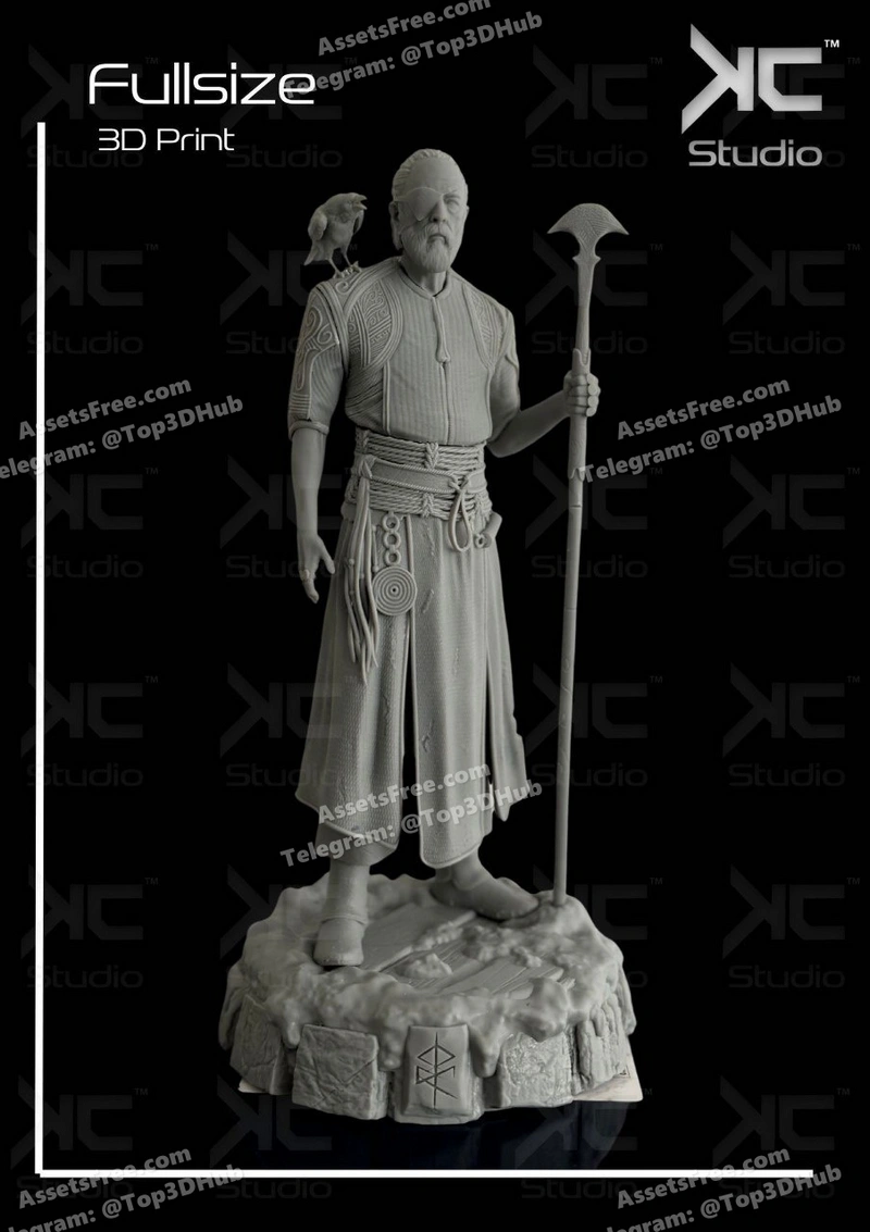 Kc studio odin Fanart – STL 3D Print Model | AssetsFree.com Kc studio odin fanart