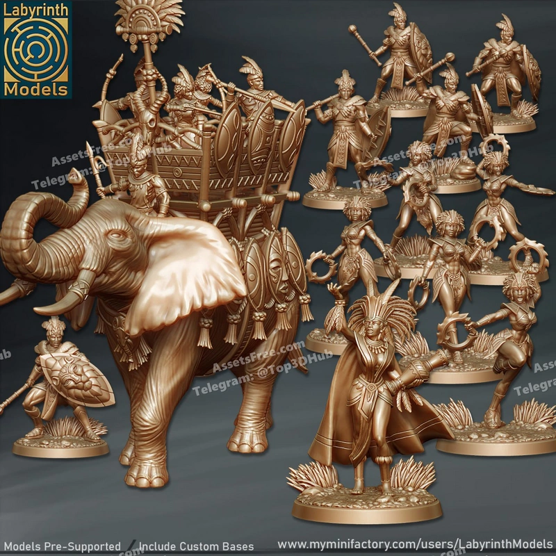 Labyrinth models august 2025 empire of kitara vol. 1