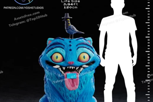 Life size derpy tiger