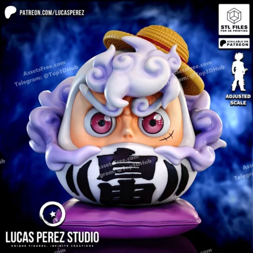 Luffy gear 5 daruma lucas perez