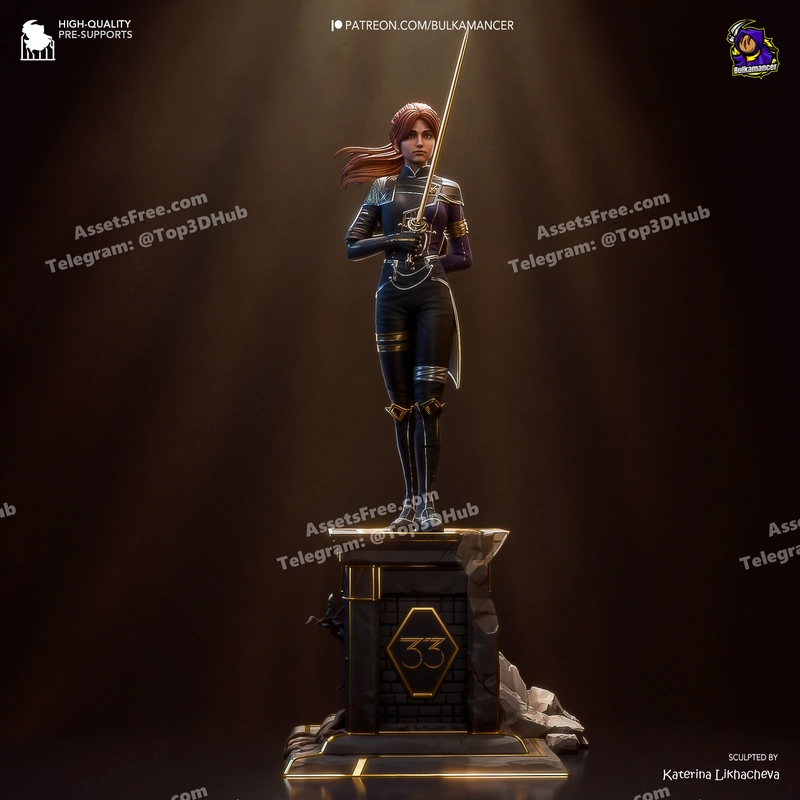 Maelle (Clair Obscur Expedition 33) – STL 3D Print Model | AssetsFree.com Maelle (clair obscur expedition 33)
