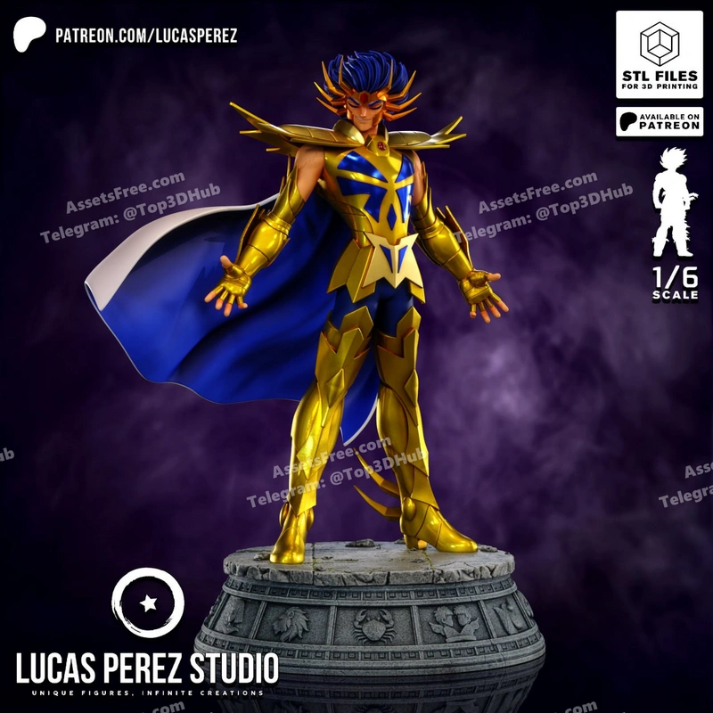 Máscara de la muerte saint seiya lucas perez
