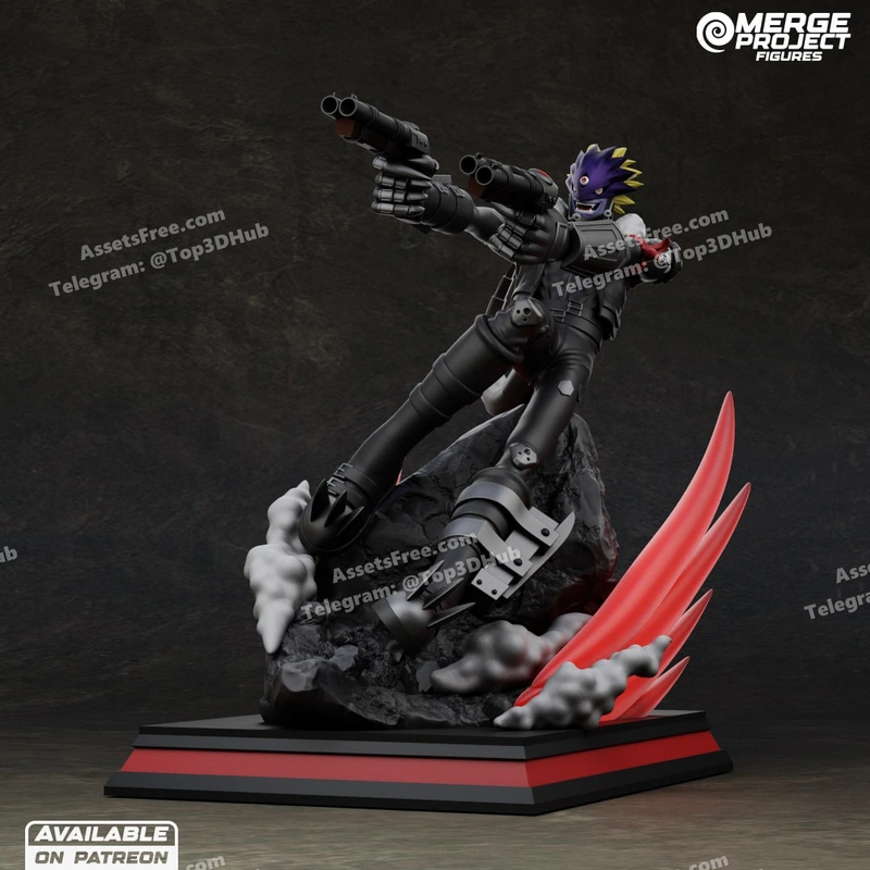 Merge Project Figures – Digimon – Beelzemon – STL 3D Print Model | AssetsFree.com Merge project figures digimon beelzemon
