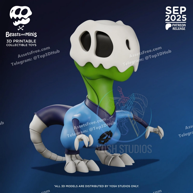 Mr Fantastic Boney Beast – STL 3D Print Model | AssetsFree.com Mr fantastic boney beast