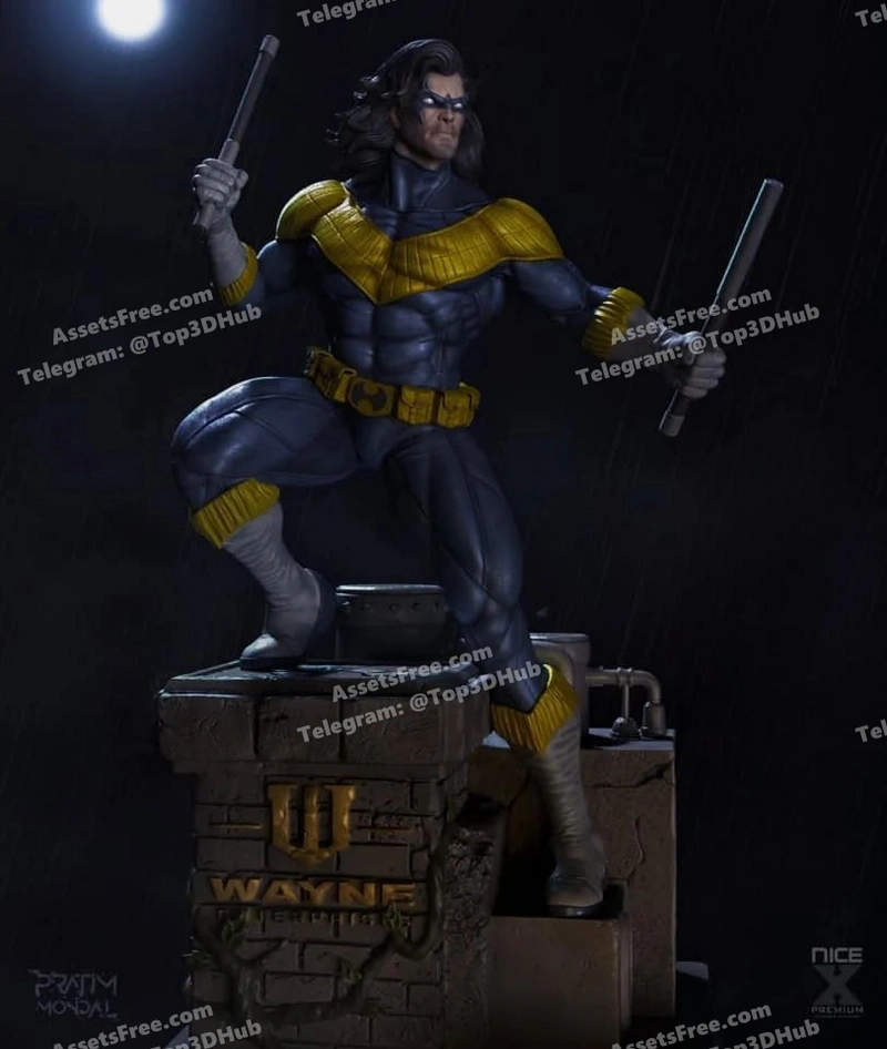 NICE X Nightwing 1-6 @stl_for_Home – STL 3D Print Model | AssetsFree.com Nice x nightwing 1 6 @stl for home