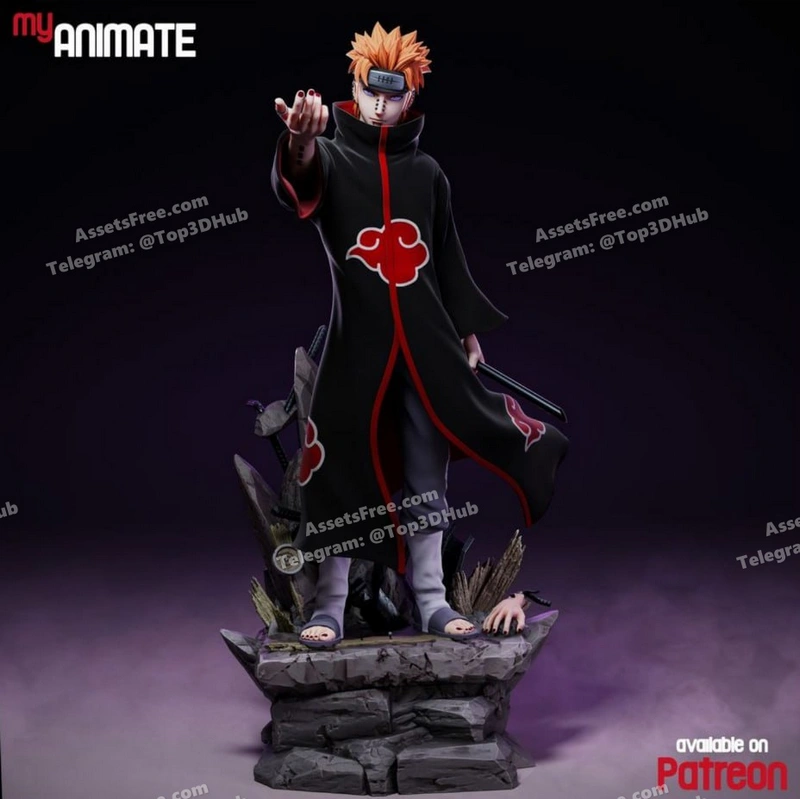 Nagato Pain – STL 3D Print Model | AssetsFree.com Nagato pain