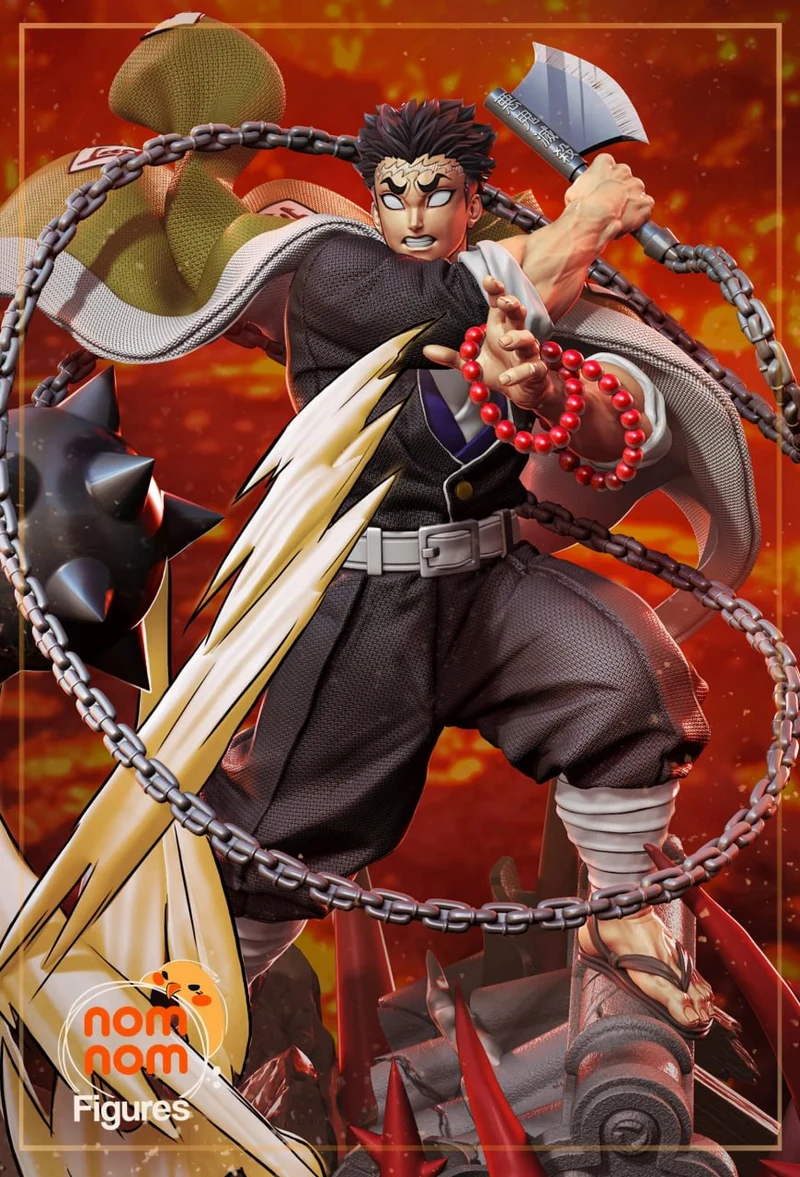 Nomnom Figures – Gyomei Demon Slayer – STL 3D Print Model | AssetsFree.com Nomnom figures gyomei demon slayer