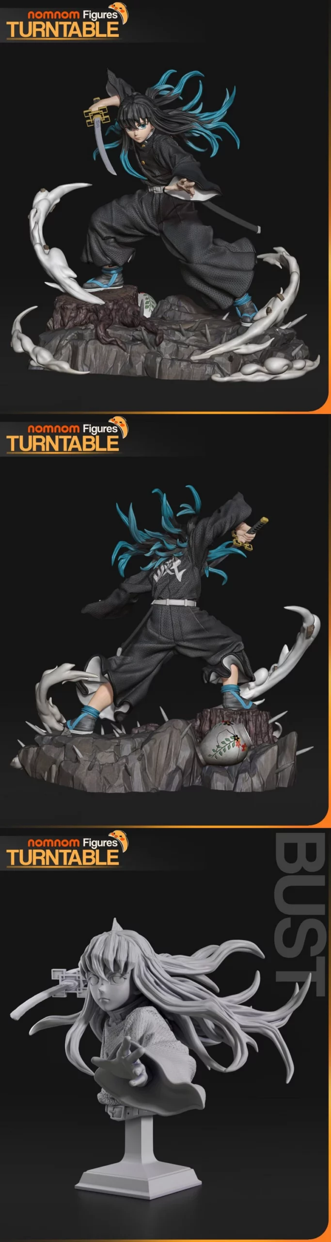 Nomnom Figures – Muichiro – Demon Slayer – STL 3D Print Model | AssetsFree.com Nomnom figures muichiro demon slayer