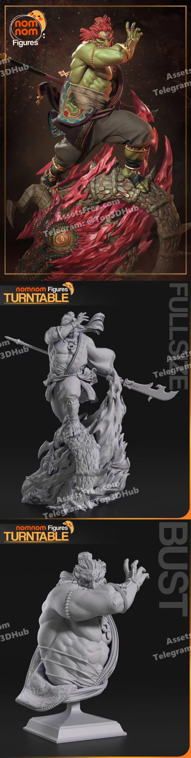 Nomnom_Figures_Legend_of_Zelda_Tears_of_the_Kingdom_Ganondorf_t – STL 3D Print Model | AssetsFree.com Nomnom figures legend of zelda tears of the kingdom ganondorf t