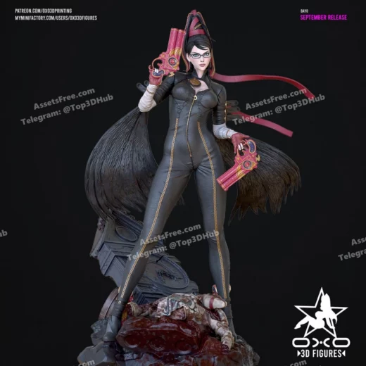 Oxo3d figures bayonetta