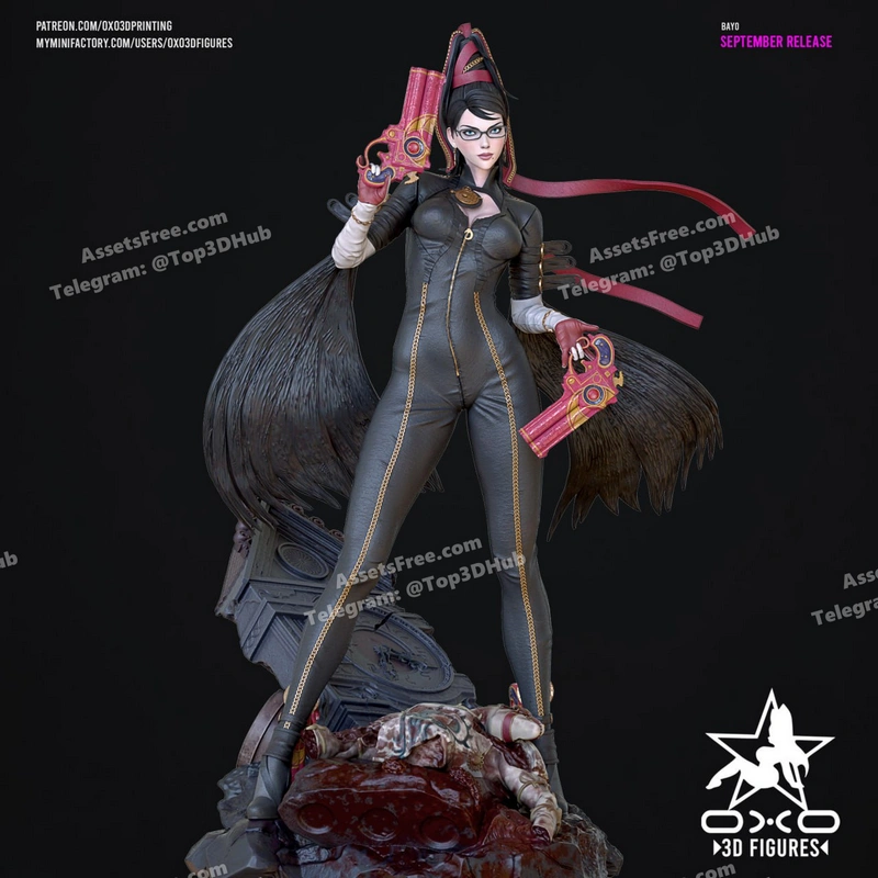 Oxo3d figures bayonetta