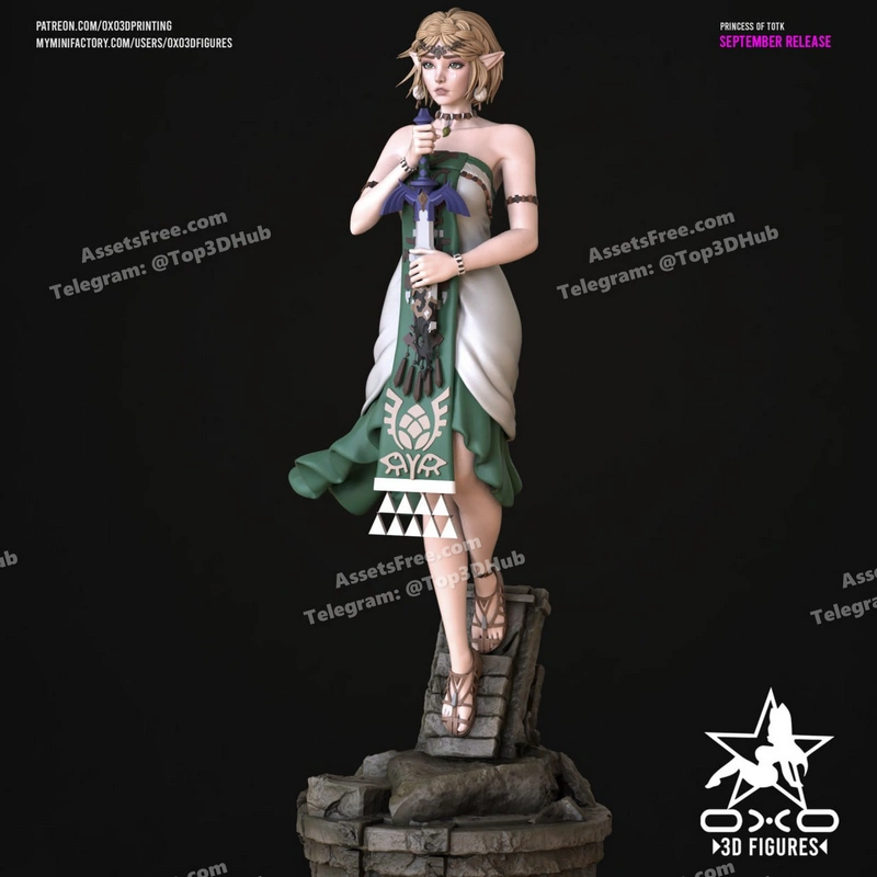 Oxo3d figures zelda tears of the kingdom