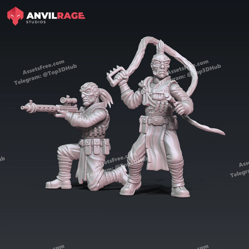 Pirate Specialists – AR011 – STL 3D Print Model | AssetsFree.com Pirate specialists ar011