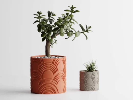 Plant+pot+modern+wavy+1+positive 120mm