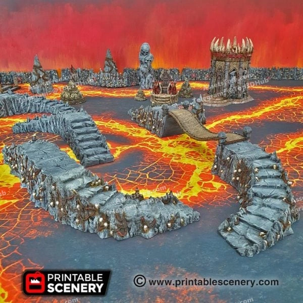 Printable scenery stairway to hell