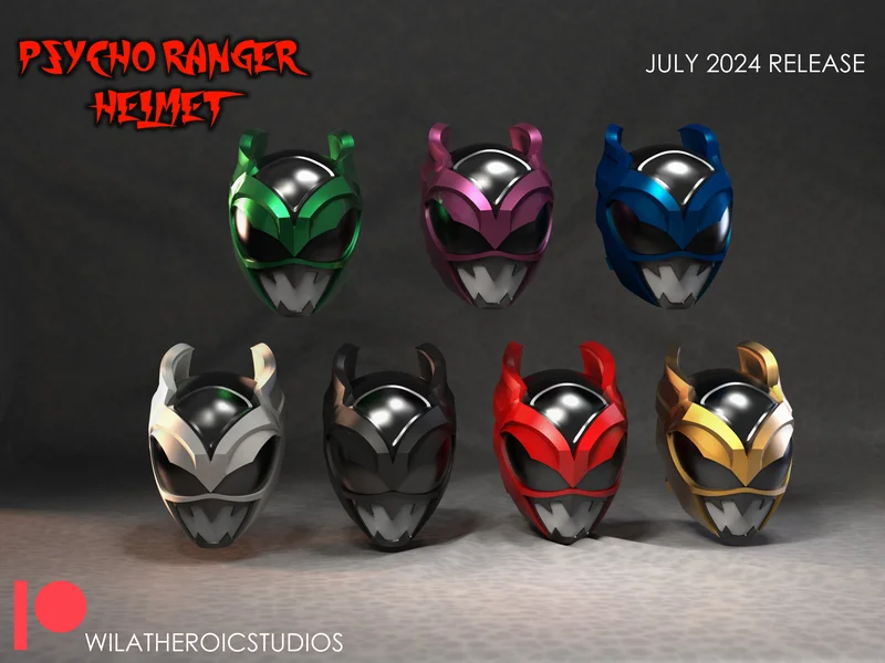 Psycho ranger helmets