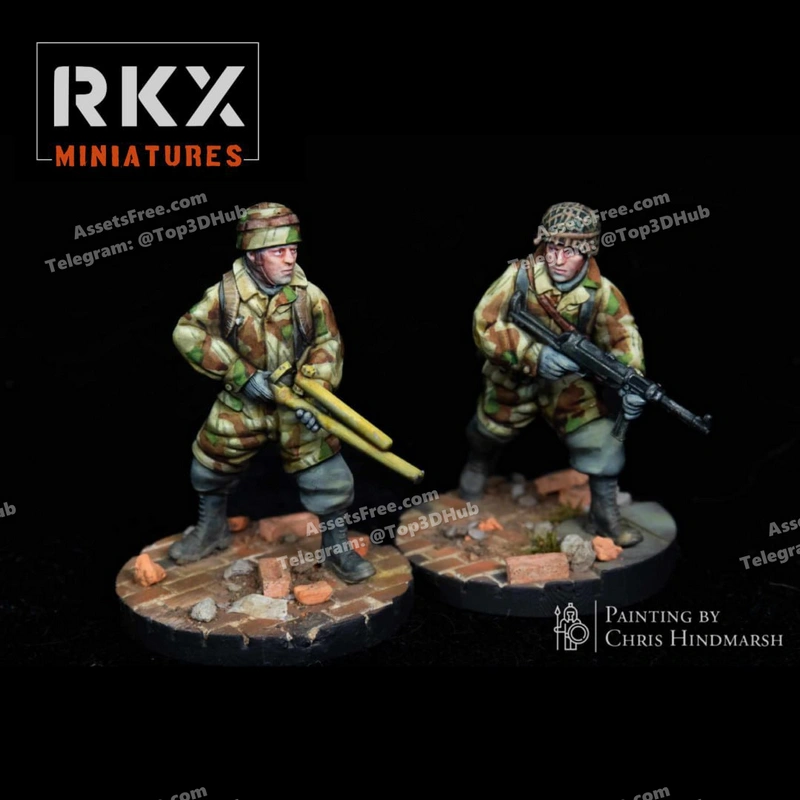 Rkx miniatures fallschirmjager flamethrower