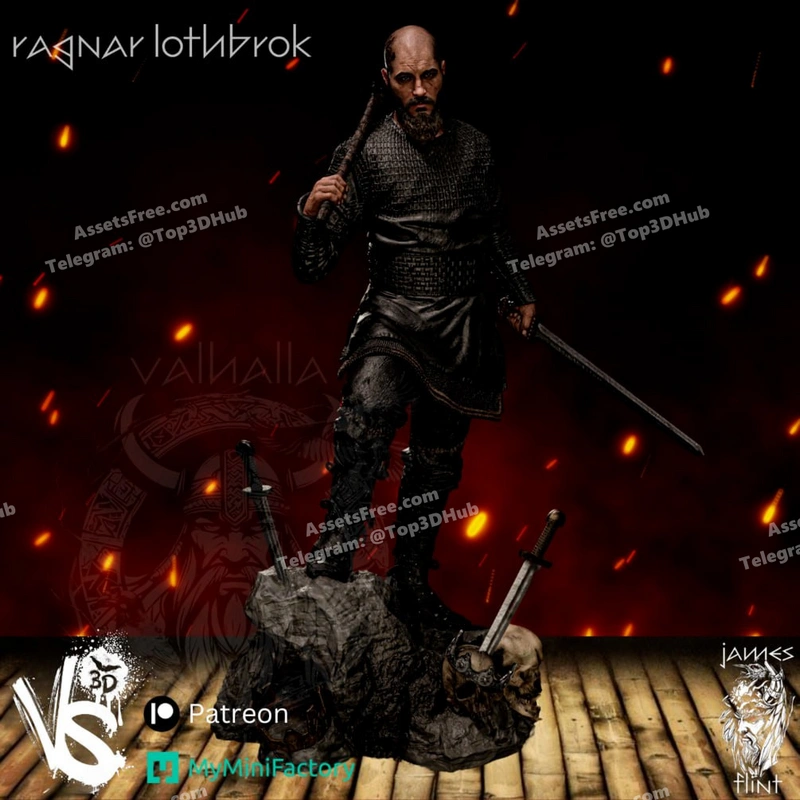 Ragnar 1-10 Presupported – STL 3D Print Model | AssetsFree.com Ragnar 1 10 presupported