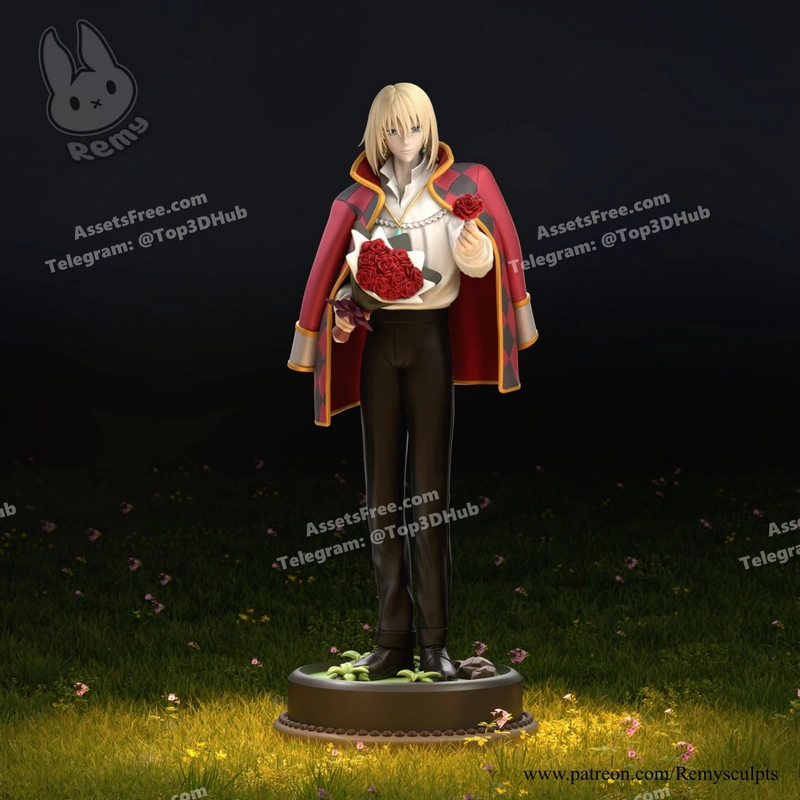 Remy Sculpts Howl Howls Moving Castle – STL 3D Print Model | AssetsFree.com Remy sculpts howl howls moving castle