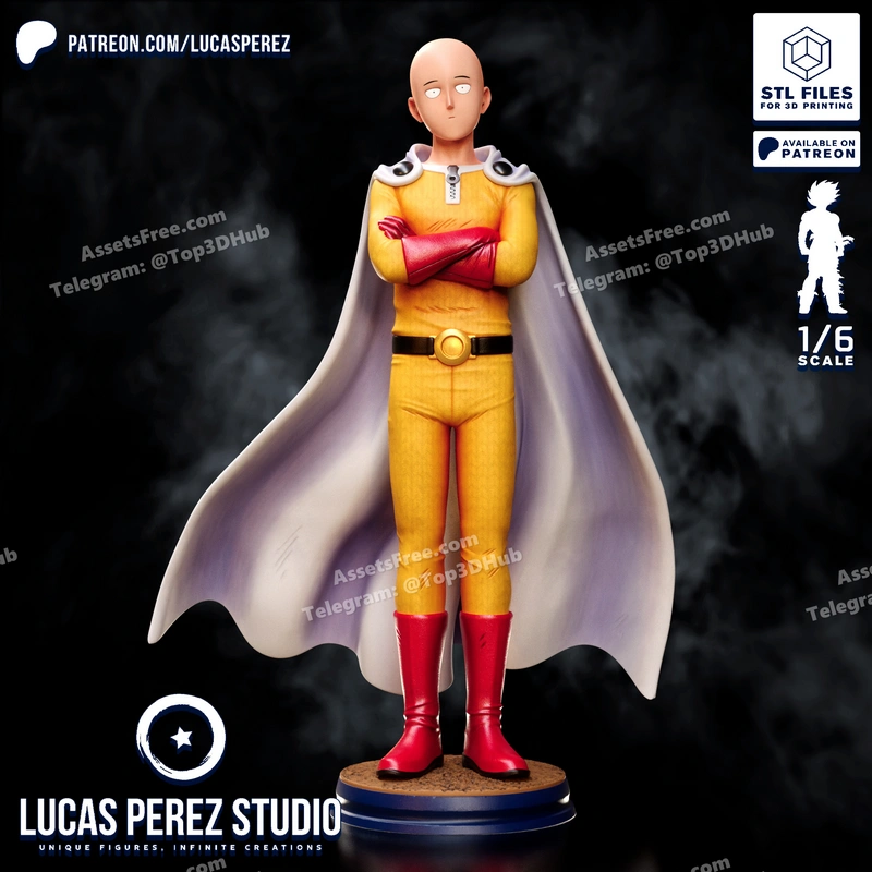 SAITAMA 1-6 STL – STL 3D Print Model | AssetsFree.com Saitama 1 6 stl
