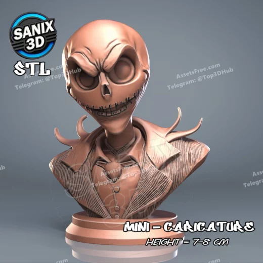 Sanix mini jack skellington