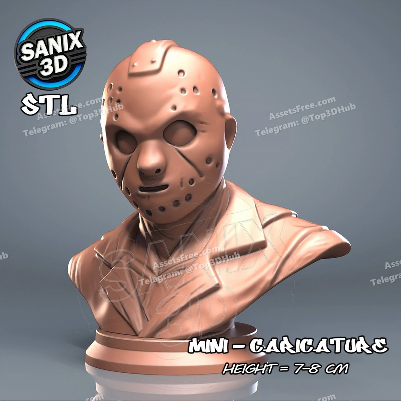 SANIX_Mini_Jason Voorhees – STL 3D Print Model | AssetsFree.com Sanix mini jason voorhees