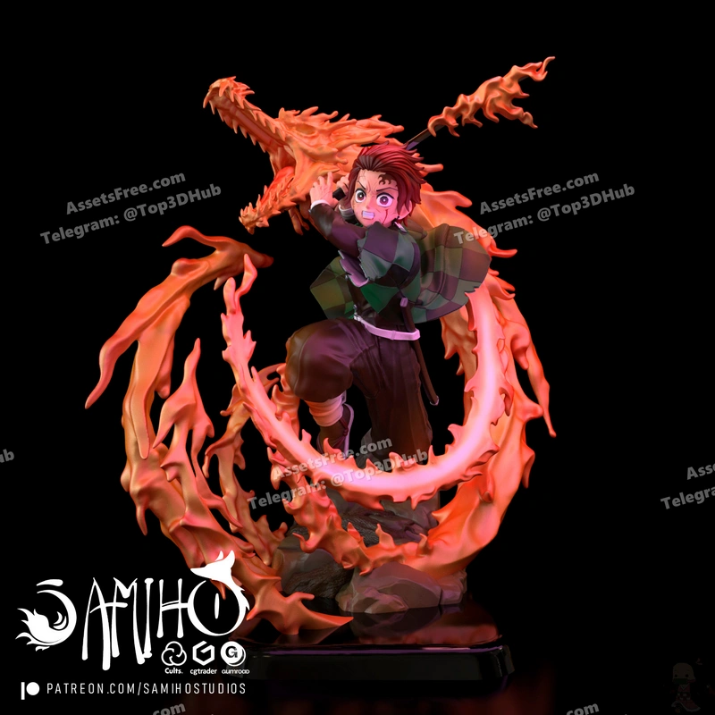 Stl fantasy samiho tanjiro