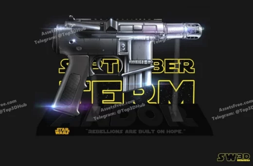 Sw3d cassian andor blaster blastech a280 cfe