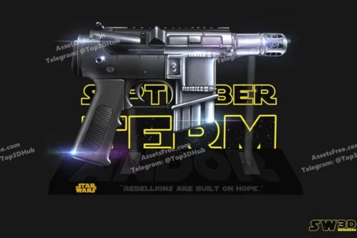 Sw3d cassian andor blaster blastech a280 cfe