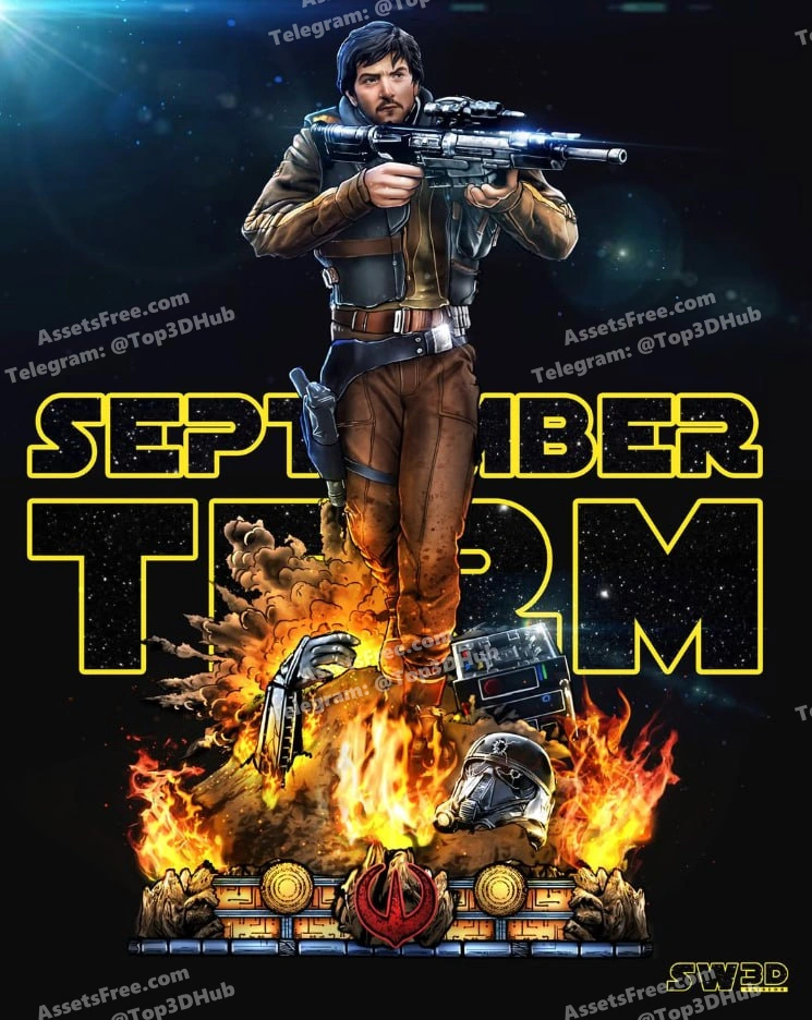 Sw3d cassian andor sculpture