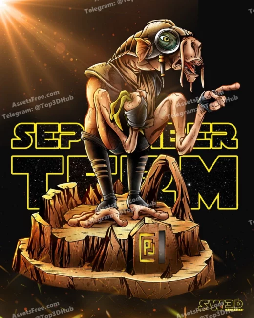 Sw3d sebulba sculpture