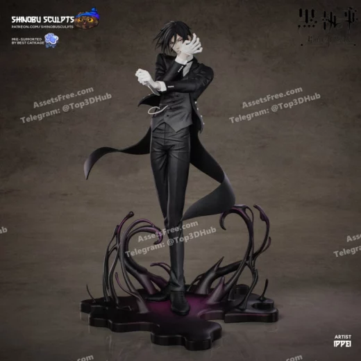Sebastian michaelis kuroshitsuji shinobu sculpt