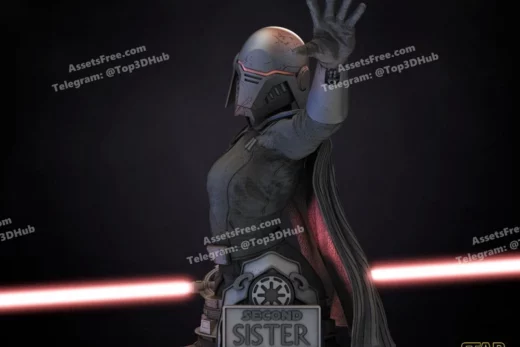 Second sistes bust star wars 3d models 29 cm 26 parts