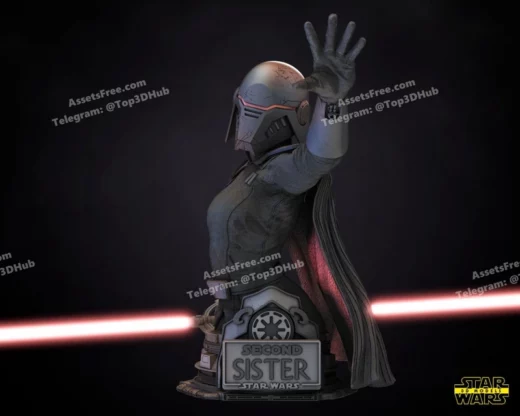 Second sistes bust star wars 3d models 29 cm 26 parts
