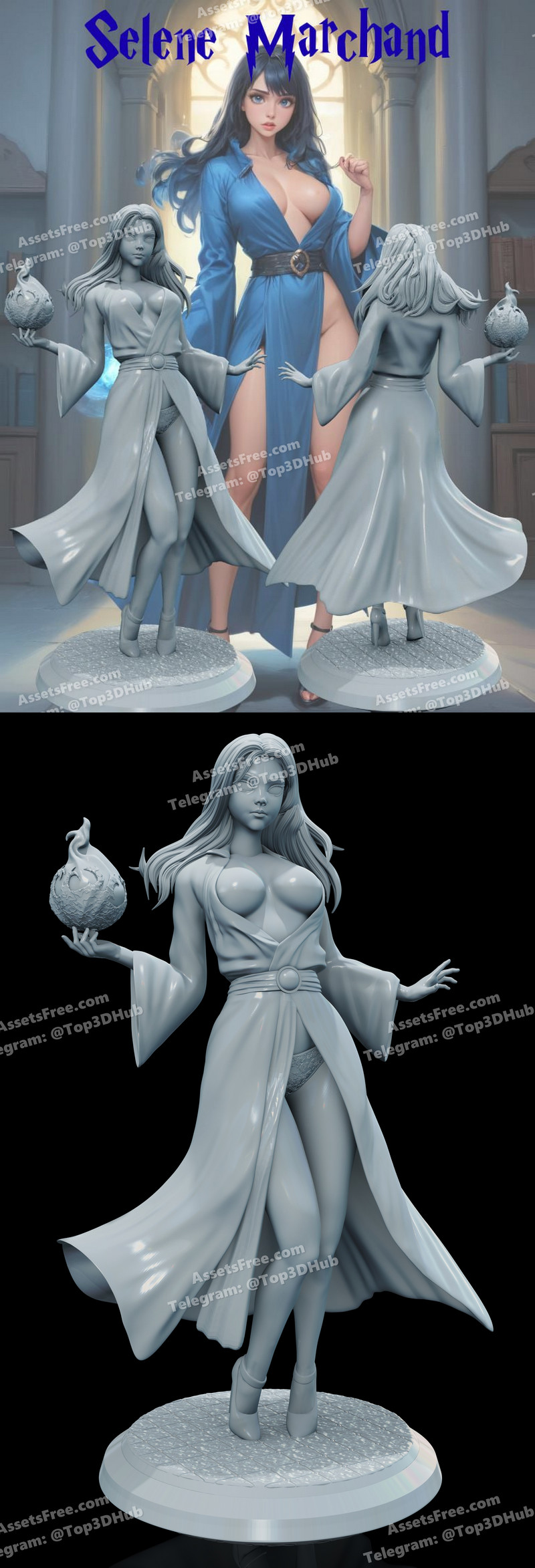 Selene Marchant + NSFW – STL 3D Print Model | AssetsFree.com Selene marchant + nsfw
