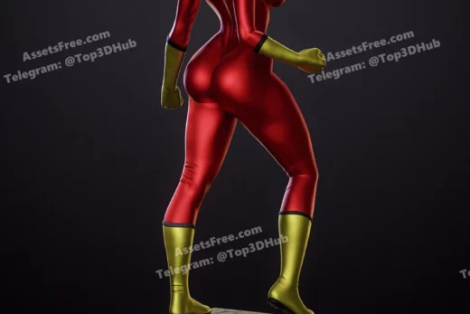 Shadaloo studios spider woman render statue tier