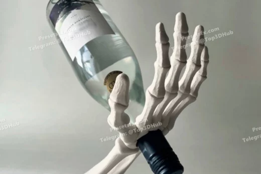 Skeletonbottleholder stls