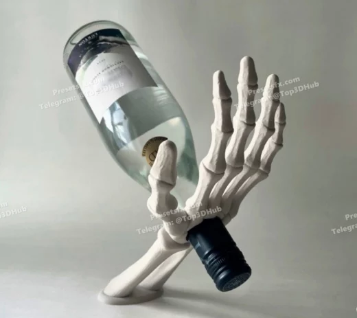 Skeletonbottleholder stls