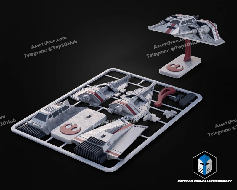 Snowspeeder kit card