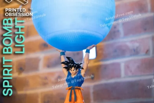 Spirit bomb light dragon ball z fan art