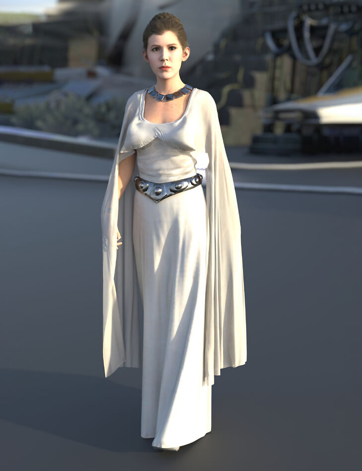 (star wars) leia yavin outfit for g8f