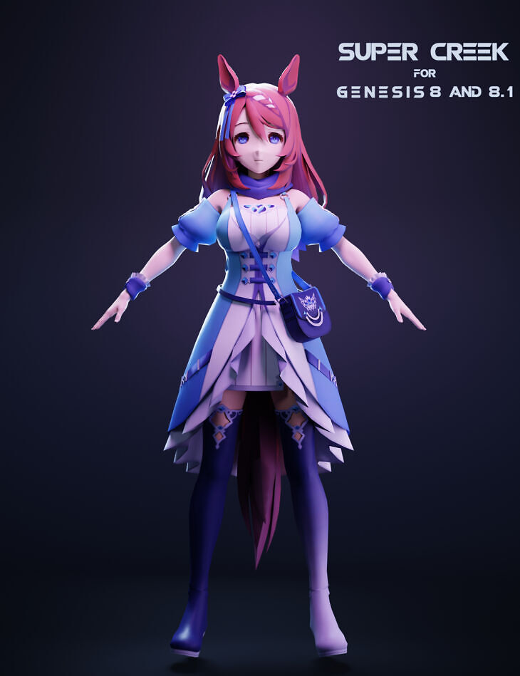Super creek for genesis 8 and 8.1 female