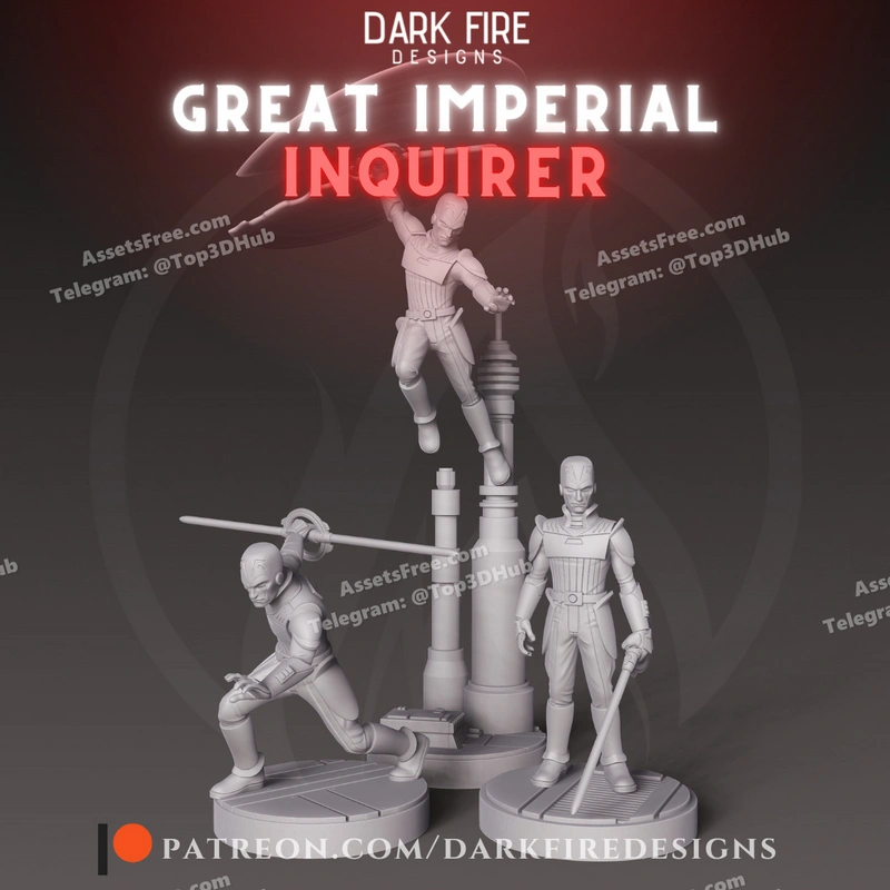 The Grand Inquisitor – DF095 – STL 3D Print Model | AssetsFree.com The grand inquisitor df095
