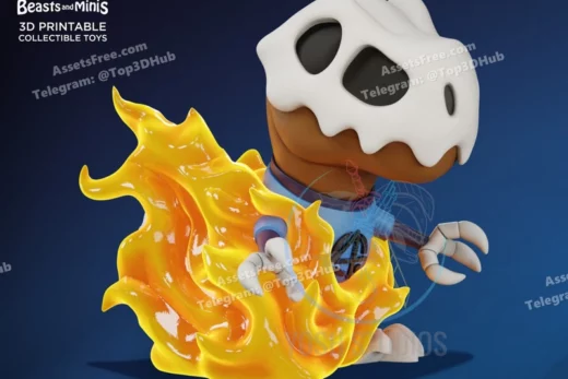 The torch boney beast