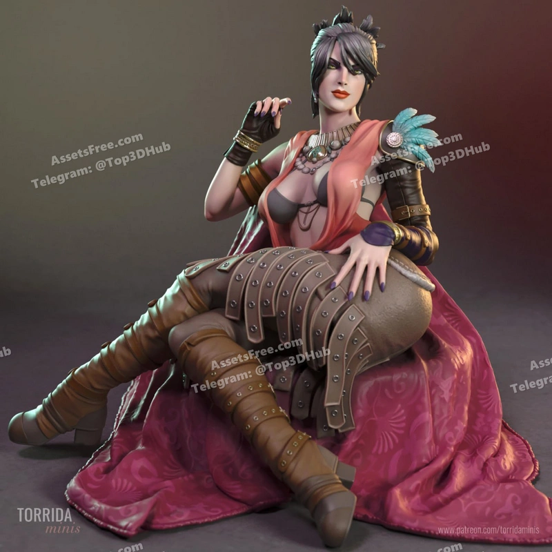 Torrida Minis – Dragon Age – Morrigan – STL 3D Print Model | AssetsFree.com Torrida minis dragon age morrigan