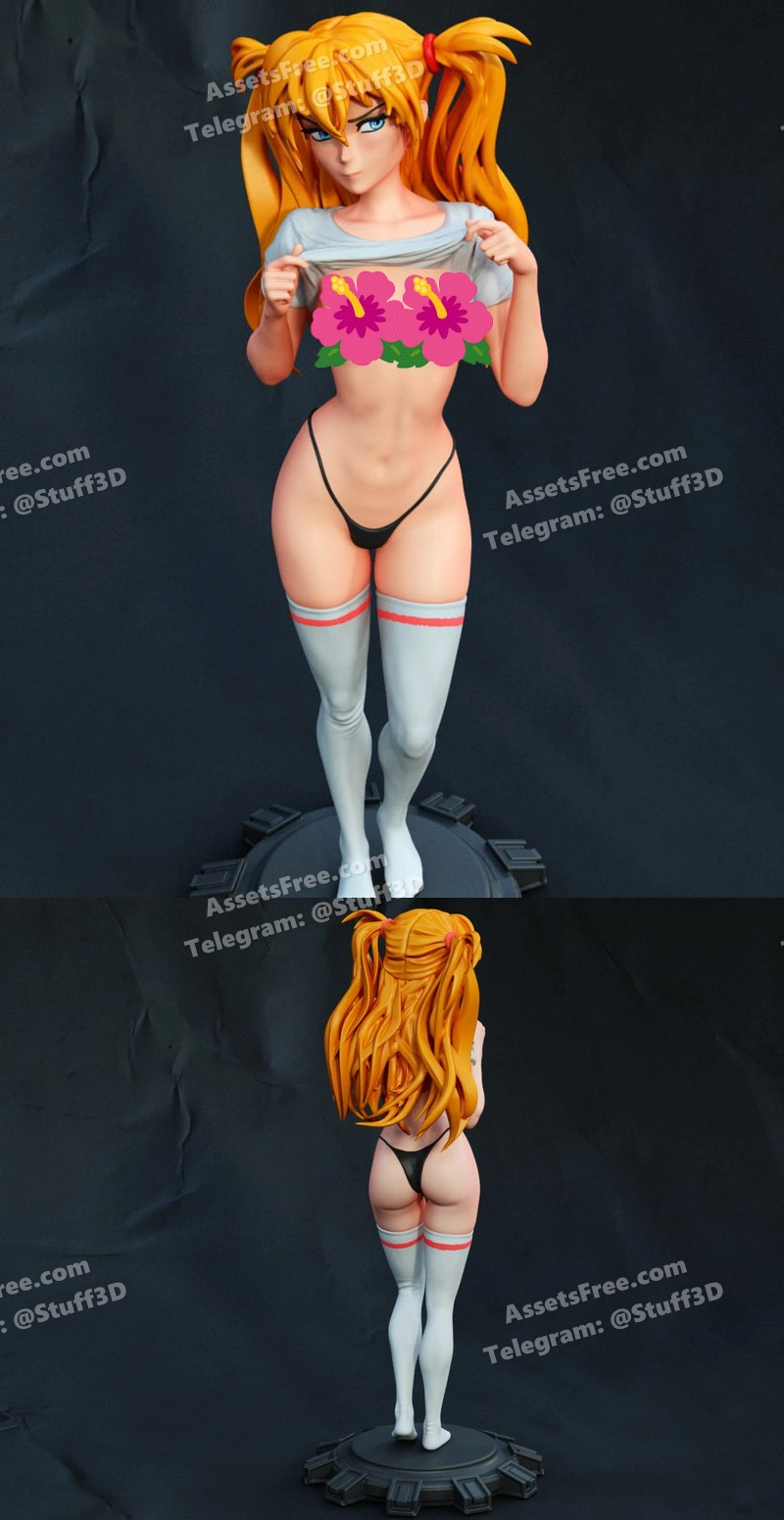 Waifu Studios – Asuka – STL 3D Print Model | AssetsFree.com Waifu studios asuka